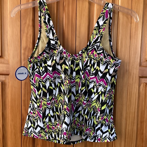 Swimsuit For All; Tankini Top; Multi color; - Picture 2 of 5